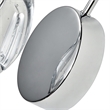 Venezia Integrated LED ETL Certified Wall Sconce Lighting in Polished Chrome