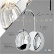Venezia Integrated LED ETL Certified Wall Sconce Lighting in Polished Chrome