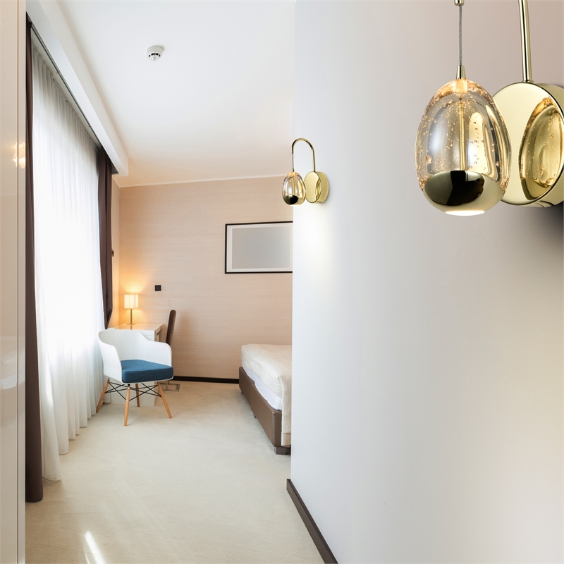 Venezia VAW1201GL Integrated LED ETL Certified Wall Sconce Lighting Fixture Gold