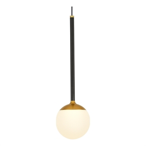VONN Capri 5&quot Height Adjustable ETL Certified Integrated LED Pendant in Black