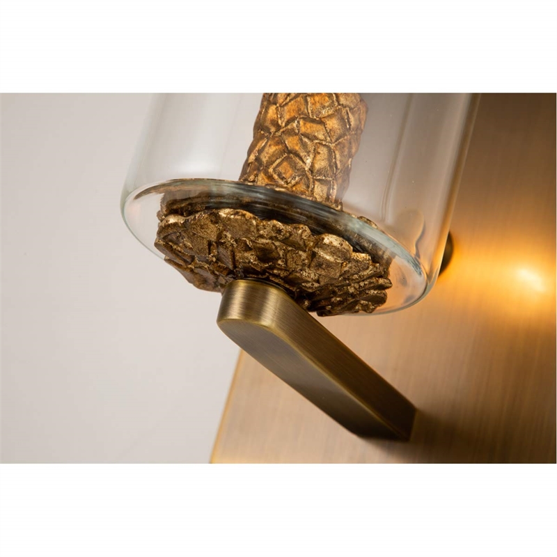 Lucas McKearn Bolivar 1-light Metal Bath Vanity Light in Antique Brass