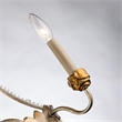 Lucas McKearn 2-Light Traditional Metal Sconce in Distressed Silver/Gold