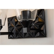 Lucas McKearn Alpha 2-light Metal Bath Vanity Light in Matte Black