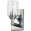 Lucas McKearn Rampart 1-light Metal Bath Vanity Light in Polished Chrome