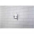 Lucas McKearn Rampart 1-light Metal Bath Vanity Light in Polished Chrome