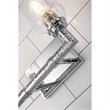 Lucas McKearn Rampart 2-light Metal Bath Vanity Light in Polished Chrome