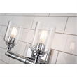 Lucas McKearn Rampart 2-light Metal Bath Vanity Light in Polished Chrome