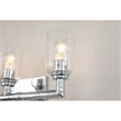 Lucas McKearn Rampart 3-light Metal Bath Vanity Light in Polished Chrome