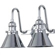 Lucas McKearn Provence 2-light Metal Bath Vanity Light in Polished Chrome
