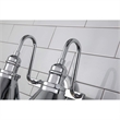 Lucas McKearn Provence 2-light Metal Bath Vanity Light in Polished Chrome