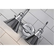 Lucas McKearn Provence 2-light Metal Bath Vanity Light in Polished Chrome