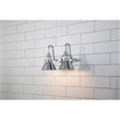 Lucas McKearn Provence 2-light Metal Bath Vanity Light in Polished Chrome