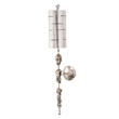 Lucas McKearn Fragment 1-light Traditional Resin Sconce in Silver Leaf