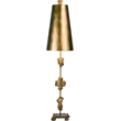 Lucas McKearn Fragment Traditional Resin Table Lamp in Gold Leaf