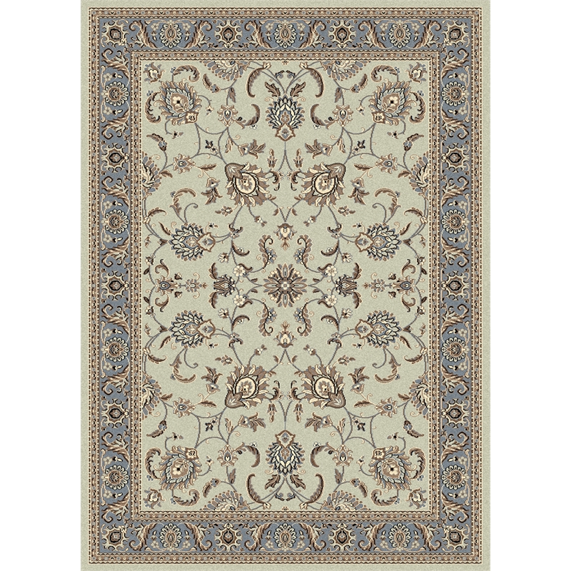 Radici USA Alba Traditional Oriental Green Polypropylene Area Rug 7'9