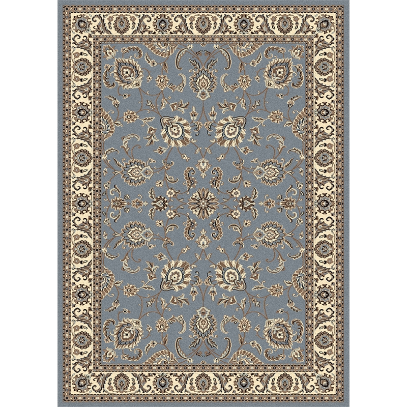 Radici USA Alba Traditional Oriental Blue Polypropylene Area Rug 7'9