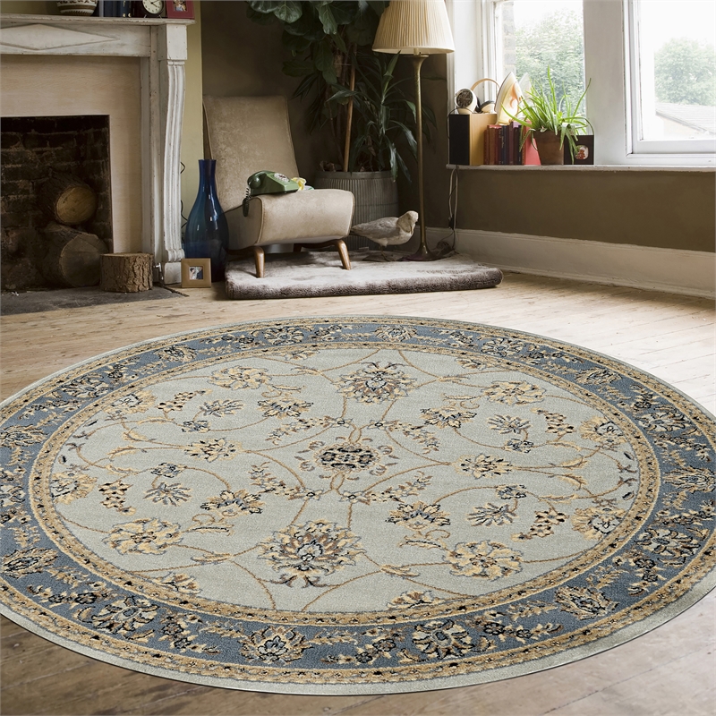Radici USA Alba Traditional Oriental Floral Green 5'3