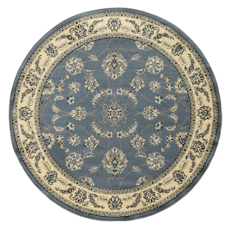 Radici USA Alba Traditional Oriental Floral Blue 5'3
