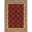 Radici USA Como Traditional Oriental Floral Red Rectangular Polypropylene Area Rug 3'3