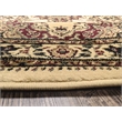 Radici USA Castello Traditional Medallion Ivory Round Polypropylene Area Rug 5'3
