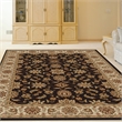 Radici USA Como Traditional Oriental Floral Brown Rectangular Polypropylene Area Rug 7'9