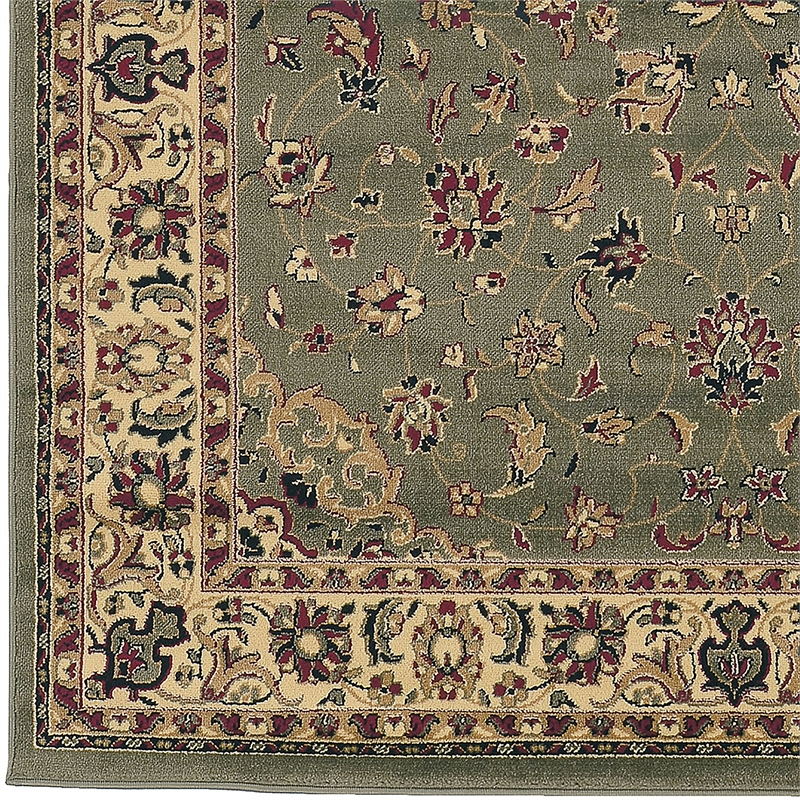 Castello 953 Traditional Sarouk Green Sage 5'3