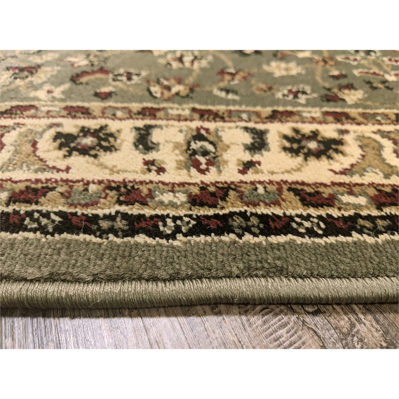 Castello 953 Traditional Sarouk Green Sage 5'3