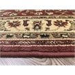 Castello 953 Traditional Burgundy Rectangular Polypropylene Area Rug 5'5