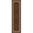 Castello 953 Traditional Burgundy Runner Polypropylene Rug 2'2