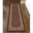 Castello 953 Traditional Burgundy Runner Polypropylene Rug 2'2