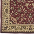 Castello 953 Traditional Burgundy Runner Polypropylene Rug 2'2