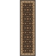 Radici USA Como Traditional Oriental Floral Brown Runner Polypropylene Rug 2'2