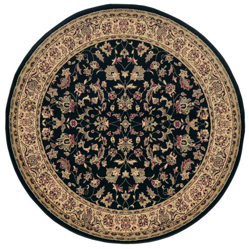 Castello 953 Traditional Sarouk Black 5'3