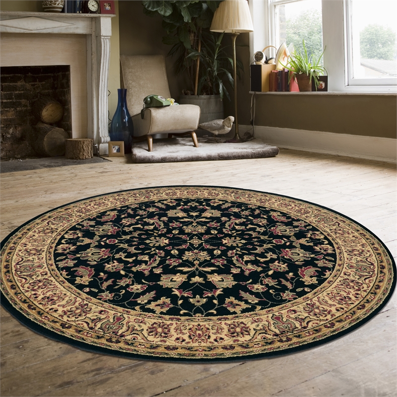Castello 953 Traditional Sarouk Black 5'3