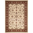 Radici USA Como Traditional Oriental Floral Ivory Rectangular Polypropylene Area Rug 5'5