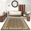 Radici USA Como Traditional Oriental Floral Green Rectangular Polypropylene Area Rug 3'3