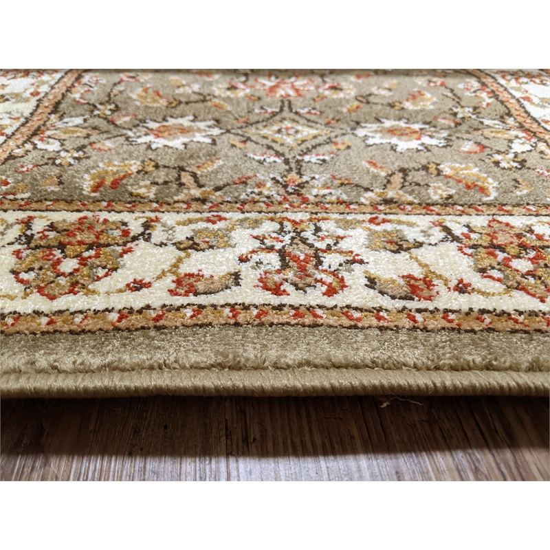 Radici USA Como Traditional Oriental Floral Green 5'3