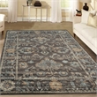 Radici USA Colosseo Traditional Distressed Floral Brown Rectangular Polypropylene Area Rug 5'3
