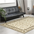Radici USA Como Traditional Oriental Ivory Rectangular Polypropylene Area Rug 7'9