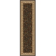 Radici USA Como Transitional Botanical Brown Runner Polypropylene Rug 2'2