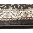 Radici USA Como Traditional Oriental Brown Rectangular Polypropylene Area Rug 5'5