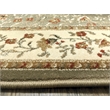 Radici USA Como Transitional Botanical Green Rectangular Polypropylene Area Rug 3'3