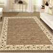 Radici USA Como Transitional Botanical Beige Rectangular Polypropylene Area Rug 7'9