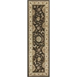 Radici USA Como Traditional Oriental Brown Runner Polypropylene Rug 2'2