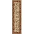 Radici USA Como Traditional Oriental Ivory Runner Polypropylene Rug 2'2
