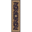 Radici USA Como Traditional Oriental Blue Runner Polypropylene Rug 2'2