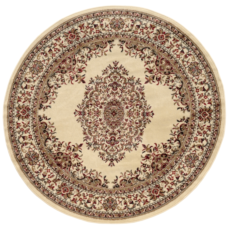 Radici USA Como Traditional Medallion Ivory 5'3