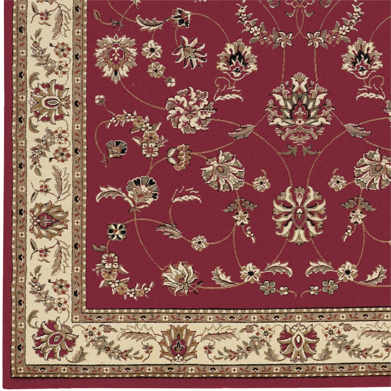 Radici USA Como Traditional Oriental Floral Red 5'3