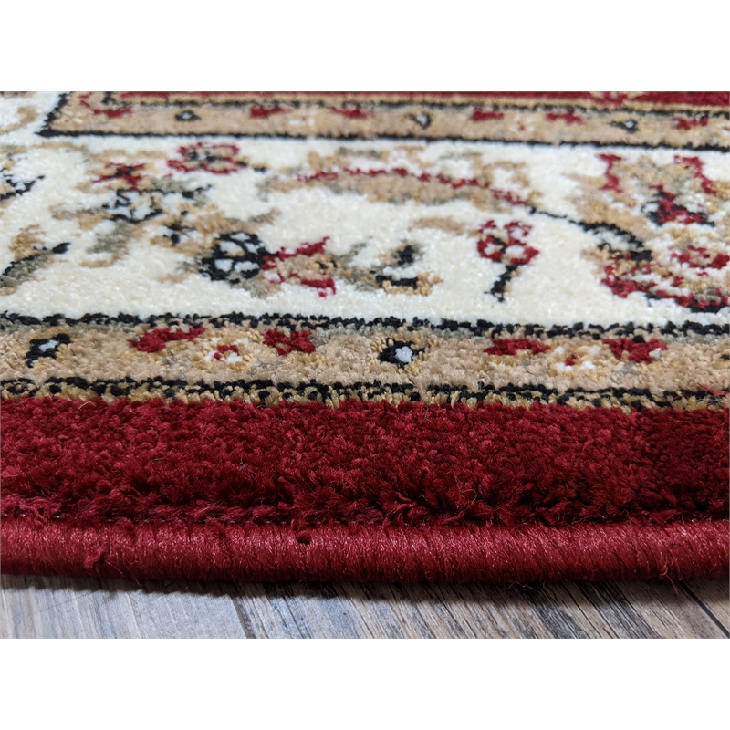 Radici USA Como Traditional Oriental Floral Red 5'3