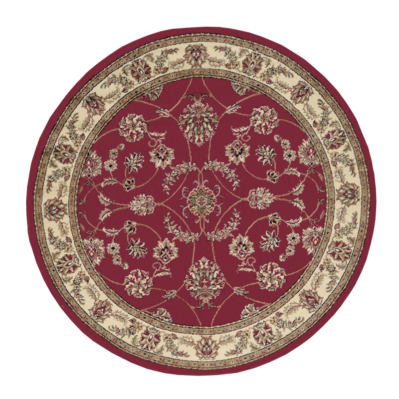 Radici USA Como Traditional Oriental Floral Red 7'10